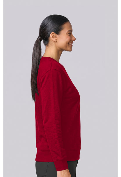Basics CK00077 Women's Crew Neck Sweatshirt Red