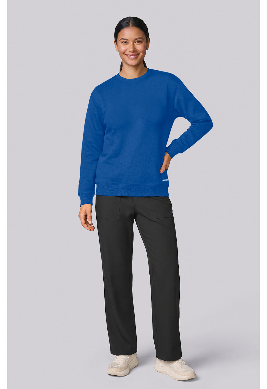 Basics CK00077 Women's Crew Neck Sweatshirt Royal