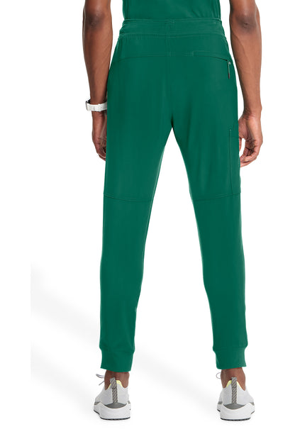 Classics CK004A Men's Mid Rise Jogger Hunter Green Model Image Back | Infinity