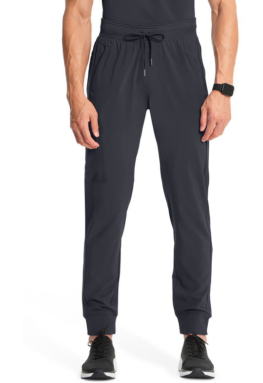 Classics CK004A Men's Mid Rise Jogger Pewter Model Image Front | Infinity