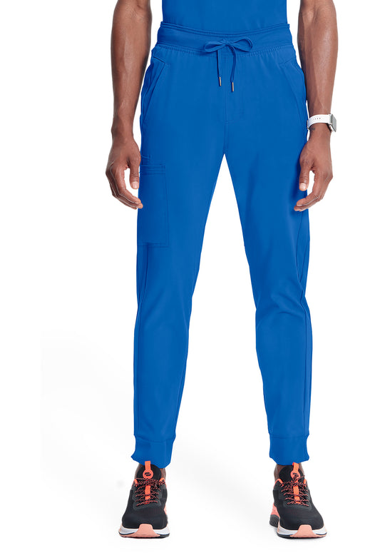 Classics CK004A Men's Mid Rise Jogger Royal Model Image Front | Infinity