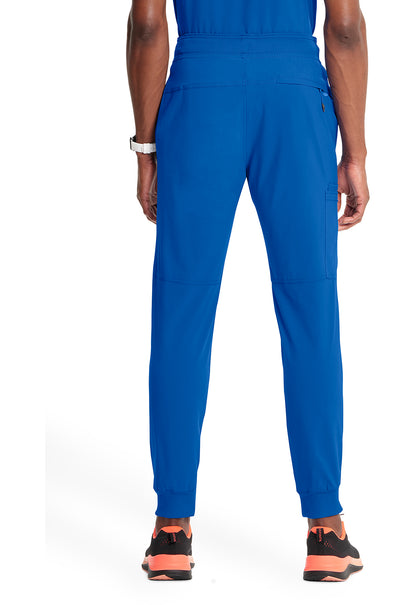 Classics CK004A Men's Mid Rise Jogger Royal Model Image Back | Infinity