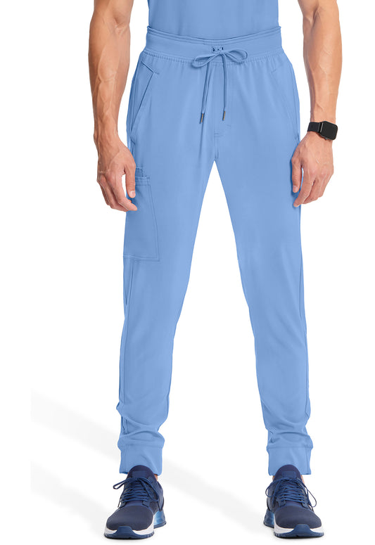 Infinity CK004A Men's Mid Rise Scrub Joggers Ciel