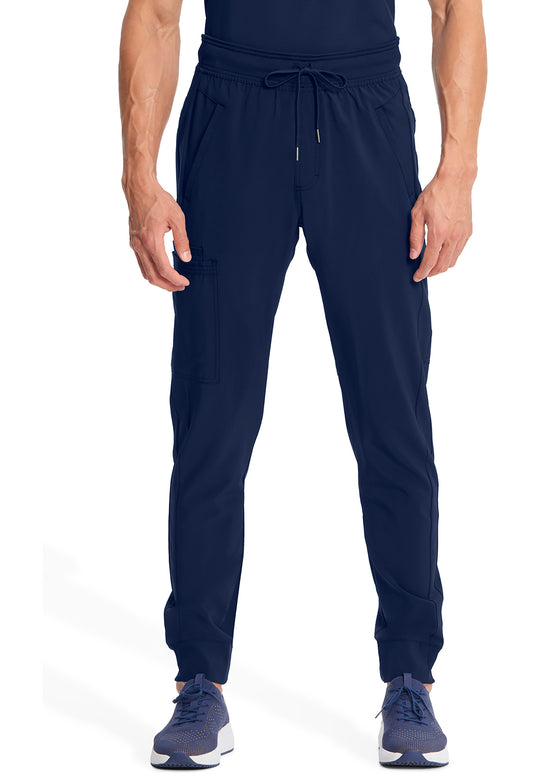 Infinity CK004A Men's Mid Rise Scrub Joggers Navy