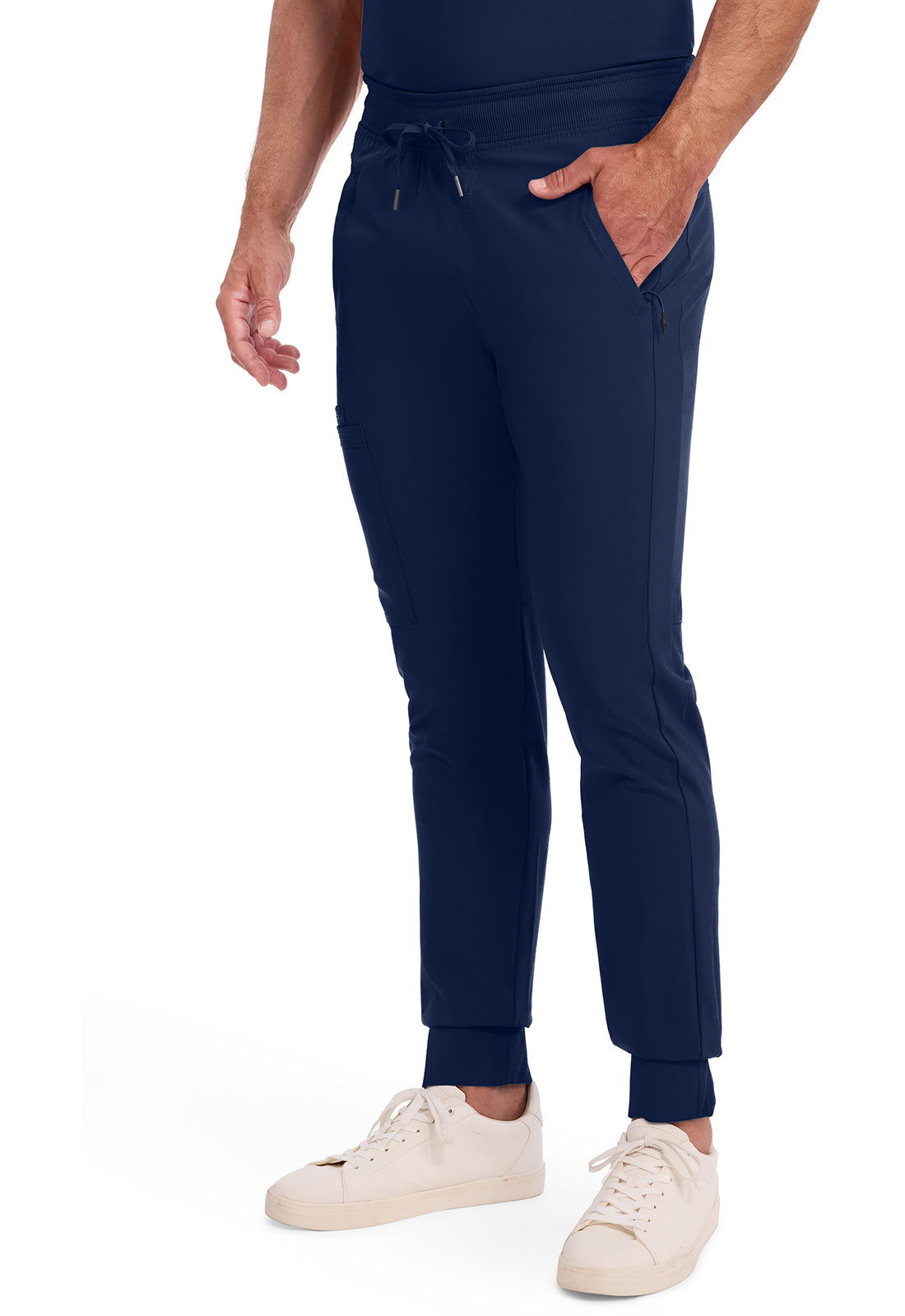 Infinity CK004A Men's Mid Rise Scrub Joggers Navy