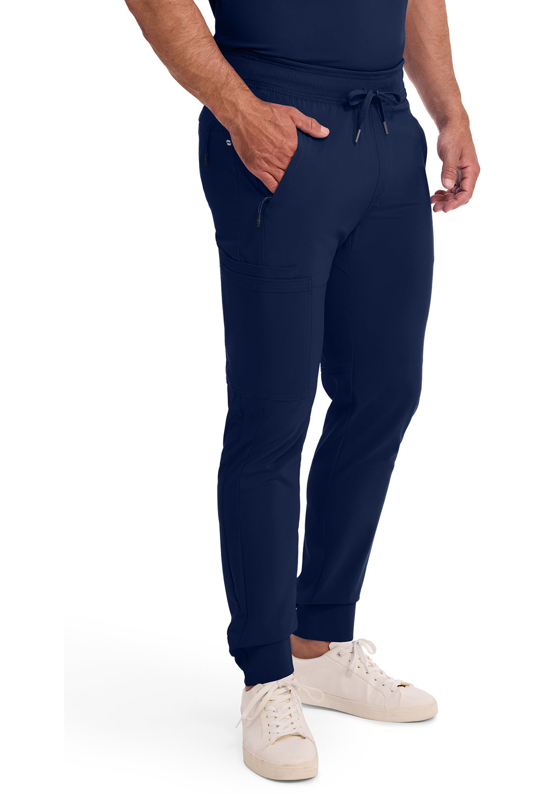 Infinity CK004A Men's Mid Rise Scrub Joggers Navy
