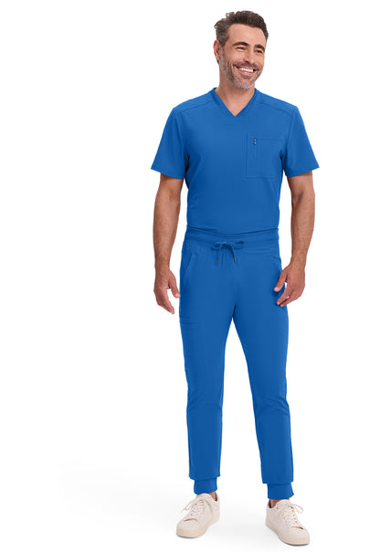 Infinity CK004A Men's Mid Rise Scrub Joggers Royal