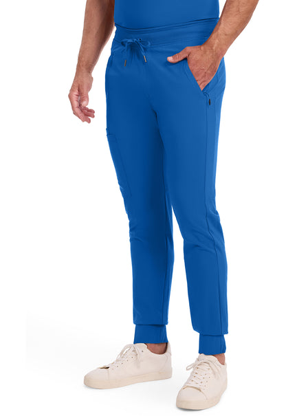 Infinity CK004A Men's Mid Rise Scrub Joggers Royal