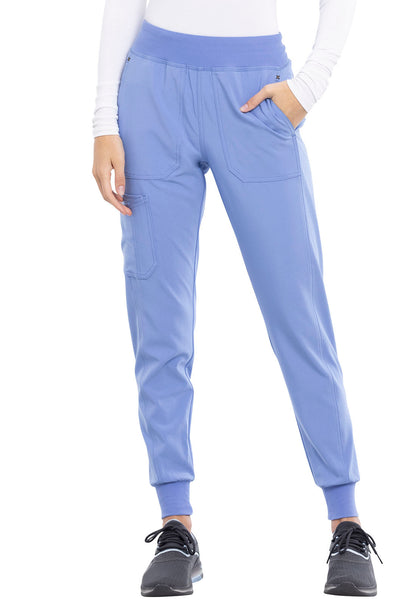 iFlex CK011 Mid Rise Jogger Ciel Model Image Front | Cherokee