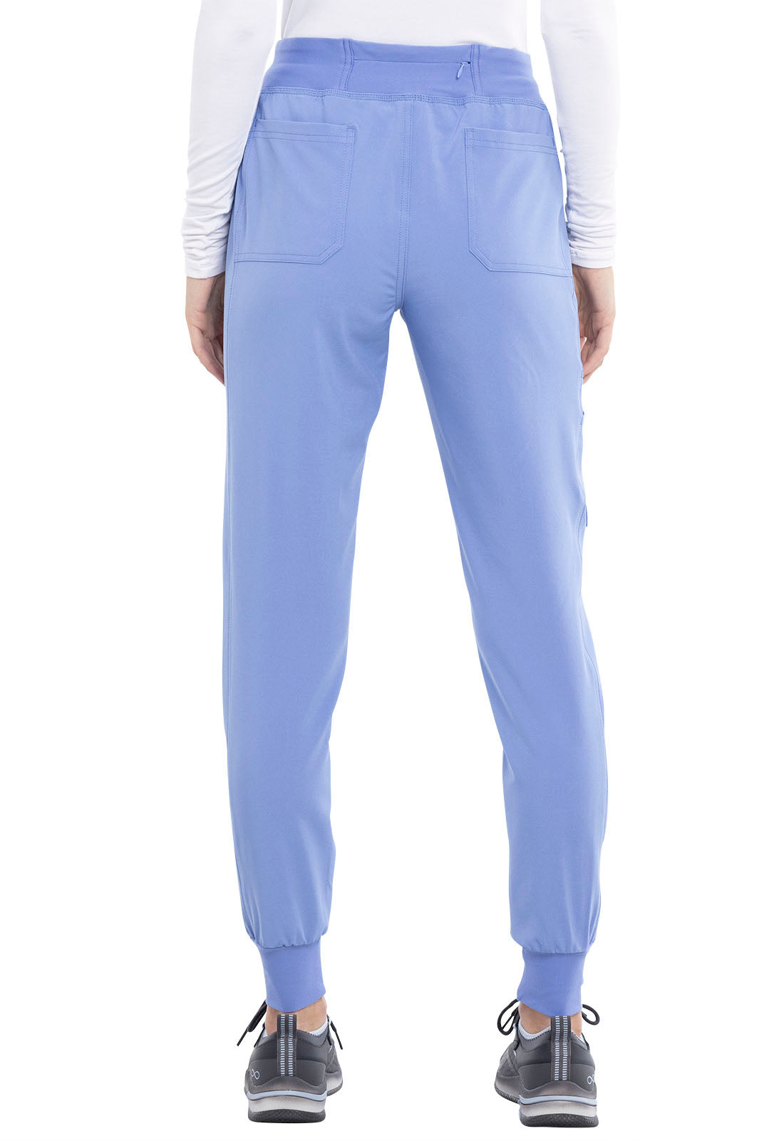 iFlex CK011 Mid Rise Jogger Ciel Model Image Back | Cherokee