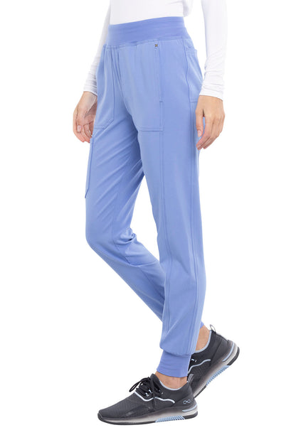 iFlex CK011 Mid Rise Jogger Ciel Model Image Right Side | Cherokee