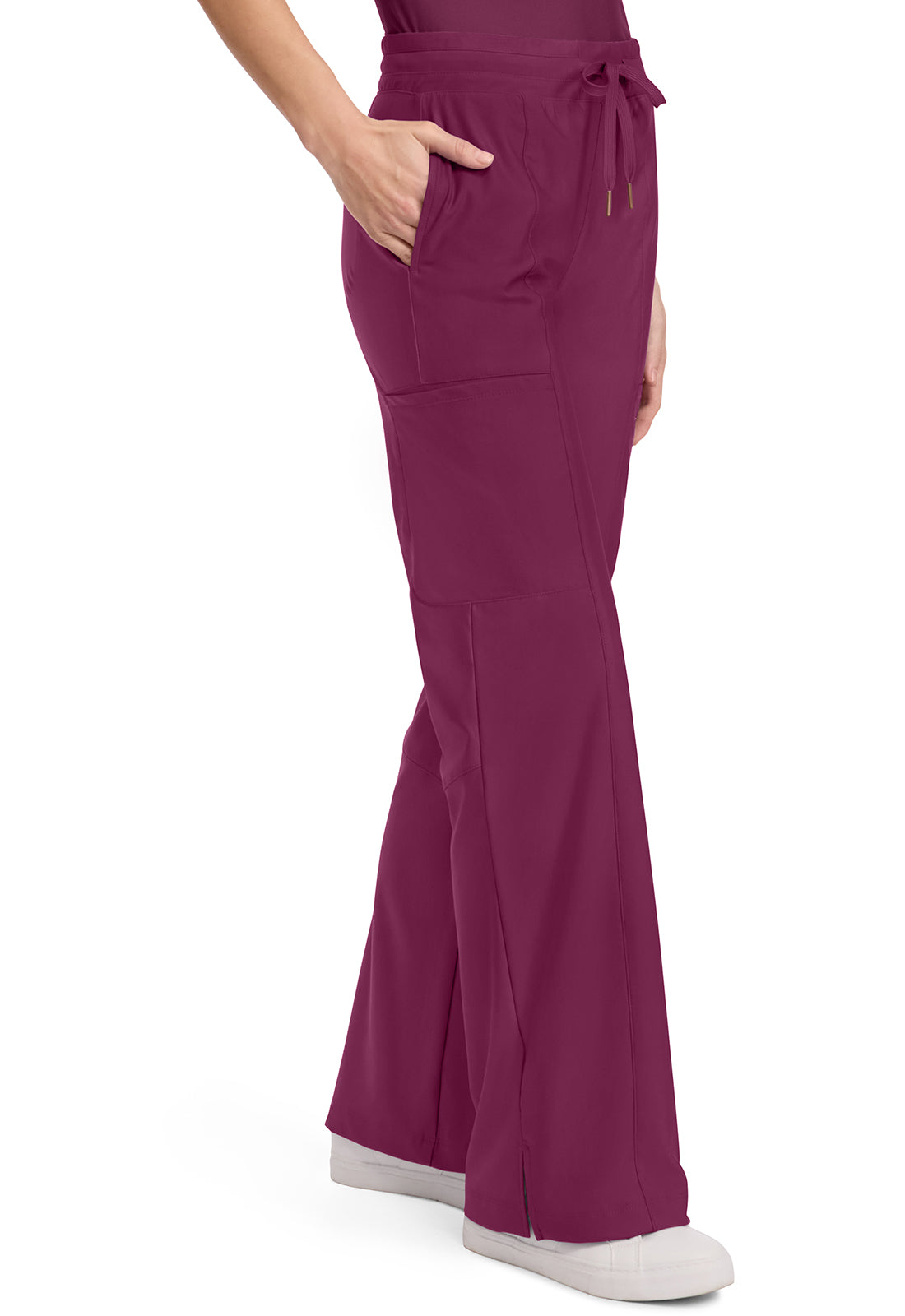 Form CK026 Women's 5-Pocket Trouser Leg Pants Wine