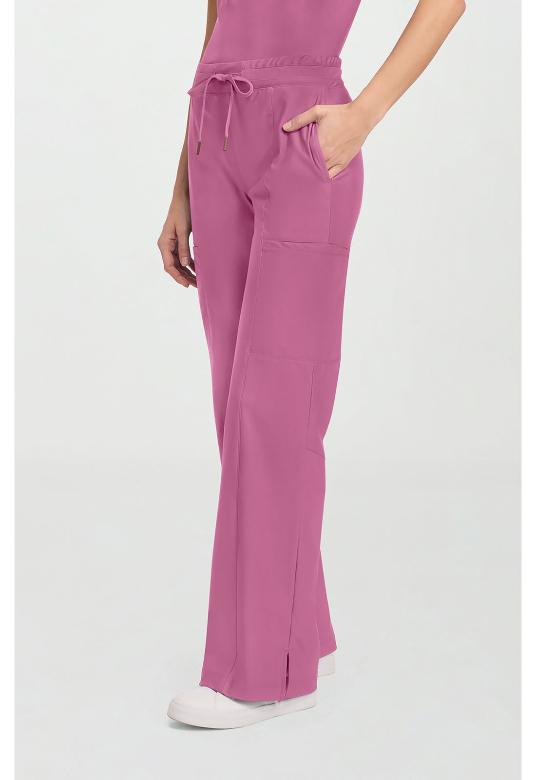 Form CK026 Women's 5-Pocket Trouser Leg Scrub Pants Dusty Mauve