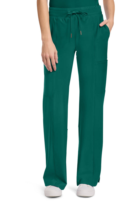 Form CK026 Women's 5-Pocket Trouser Leg Scrub Pants Hunter Green