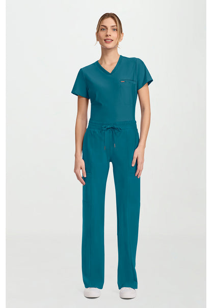 Form CK026 Women's 5-Pocket Trouser Leg Scrub Pants image 2
