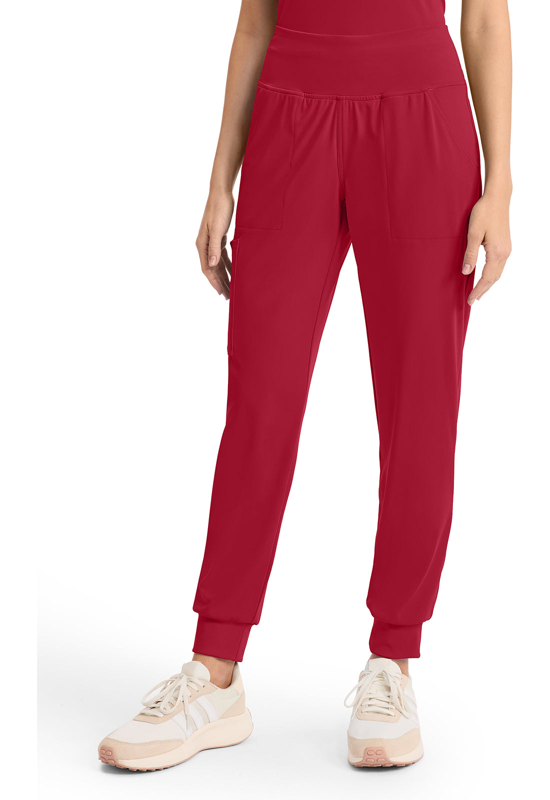 Achieve CK033 Women's 5 Pocket Jogger Pant Red