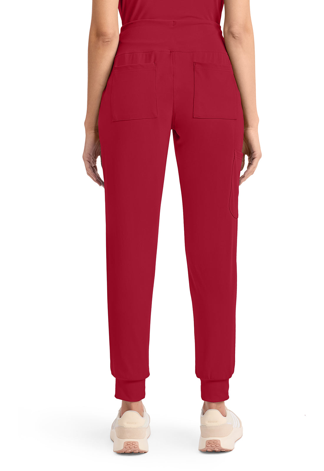 Achieve CK033 Women's 5 Pocket Jogger Pant Red Image 4