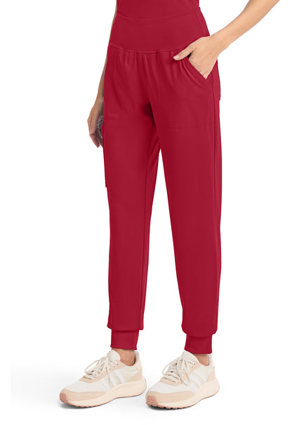 Achieve CK033 Women's 5 Pocket Jogger Pant Red Image 3