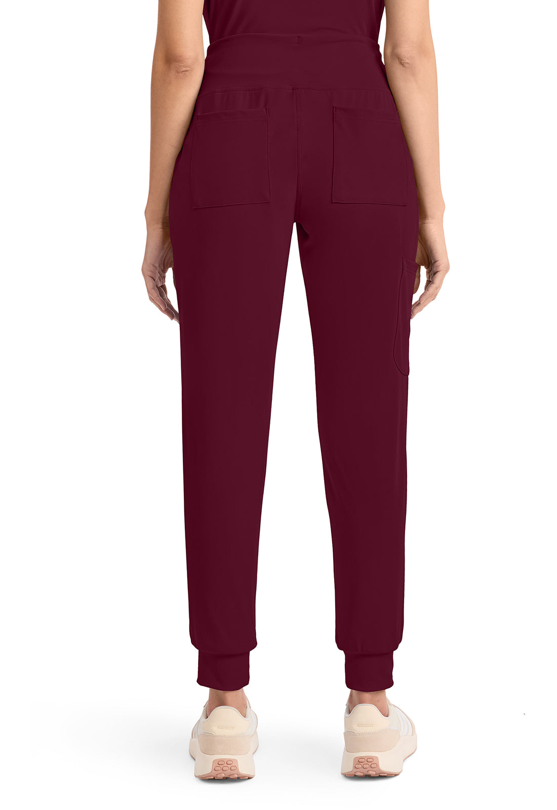 Achieve CK033 Women's 5 Pocket Jogger Pant Wine Image 4