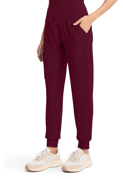 Achieve CK033 Women's 5 Pocket Jogger Pant Wine Image 3