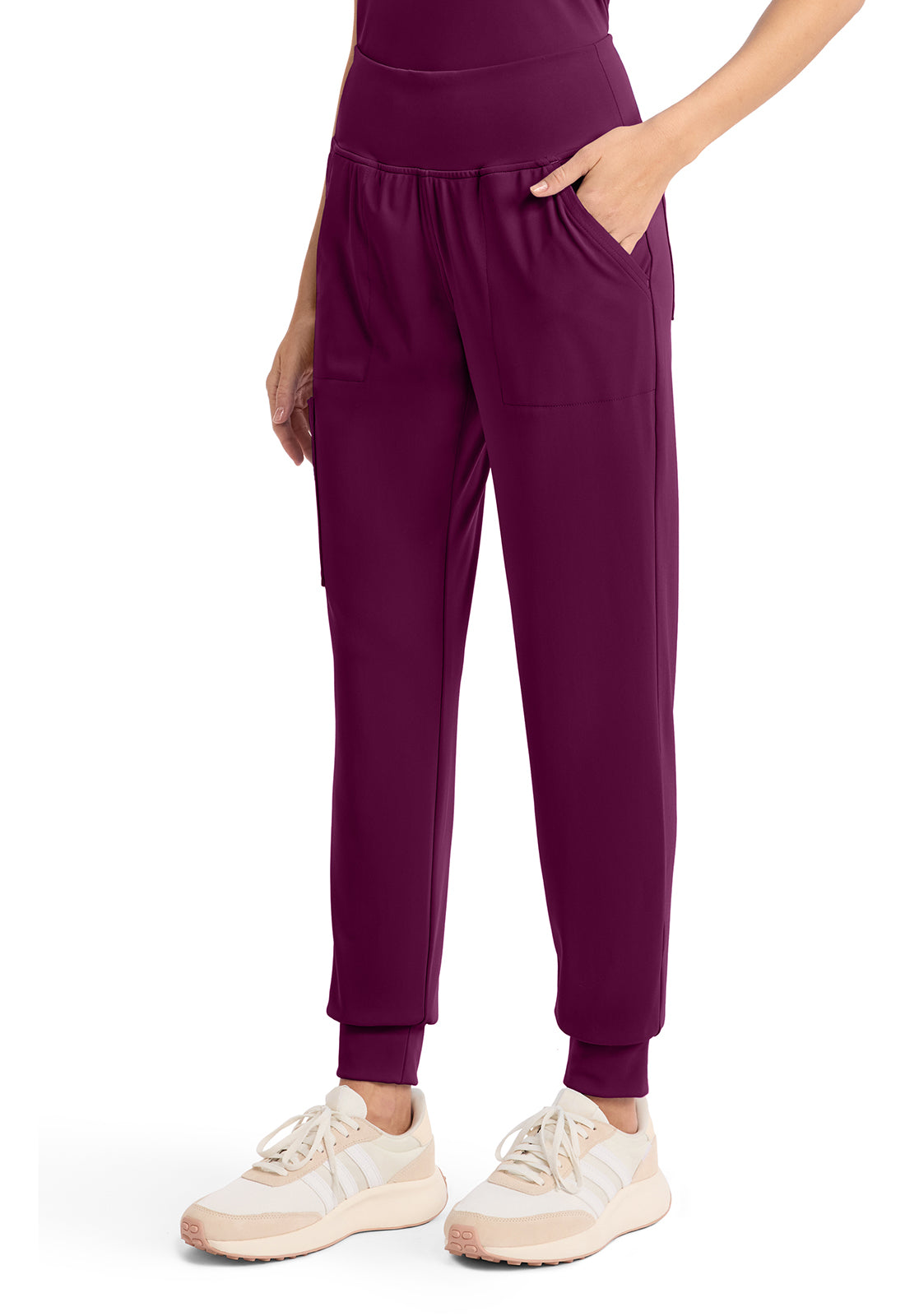 Achieve CK033 Women's 5 Pocket Jogger Pant Wild Mulberry Image 3