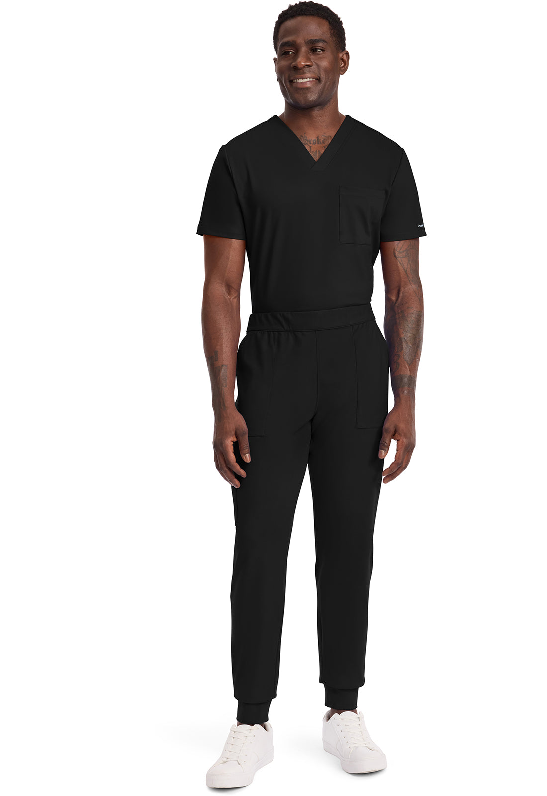 Achieve CK034 Men's Pull on Jogger Pant Black Image 2