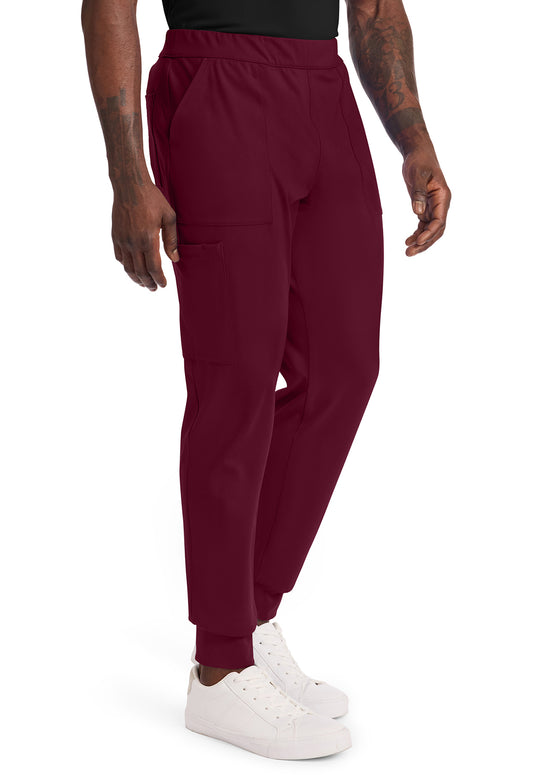 Achieve CK034 Men's Pull-on Jogger Pants Wine Image