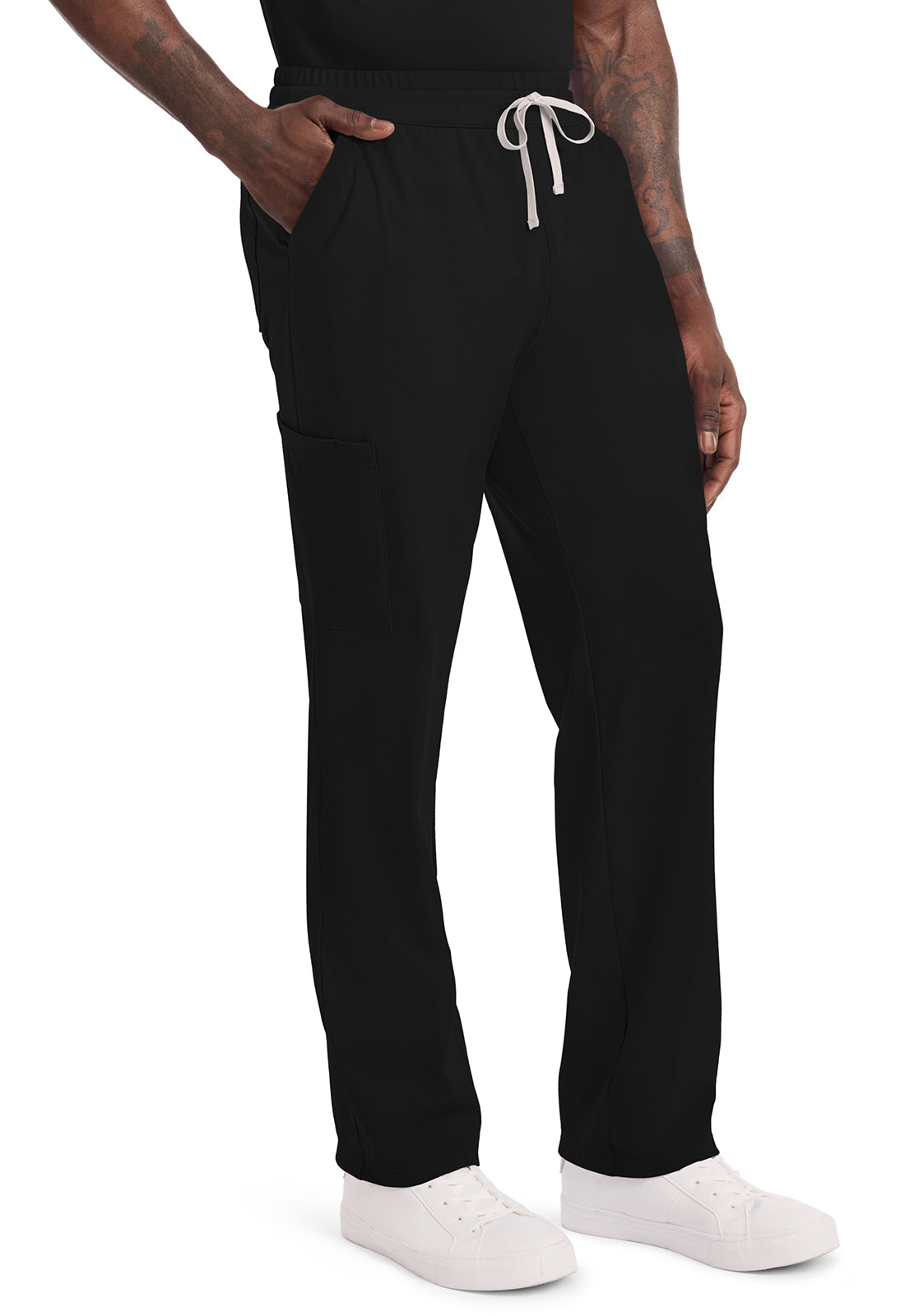 Achieve CK036 Men's 5 Pocket Straight Leg Pant Black Image 5