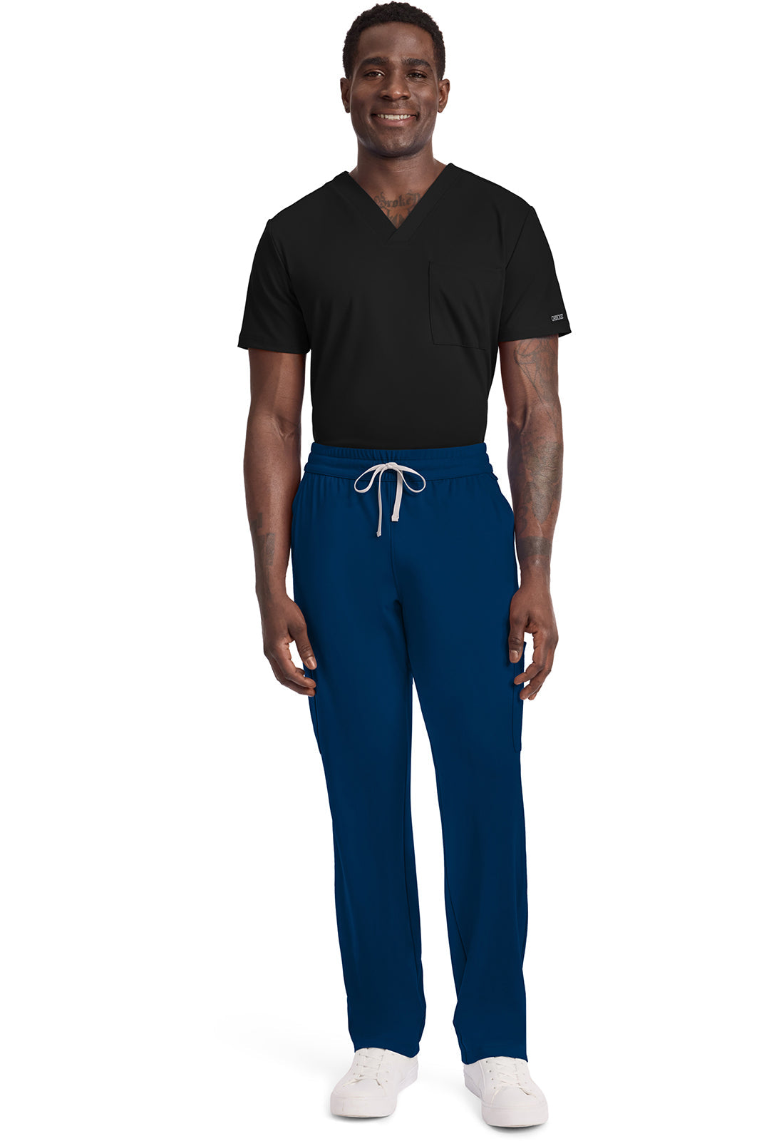 Achieve CK036 Men's 5-Pocket Straight Leg Scrub Pants image 2