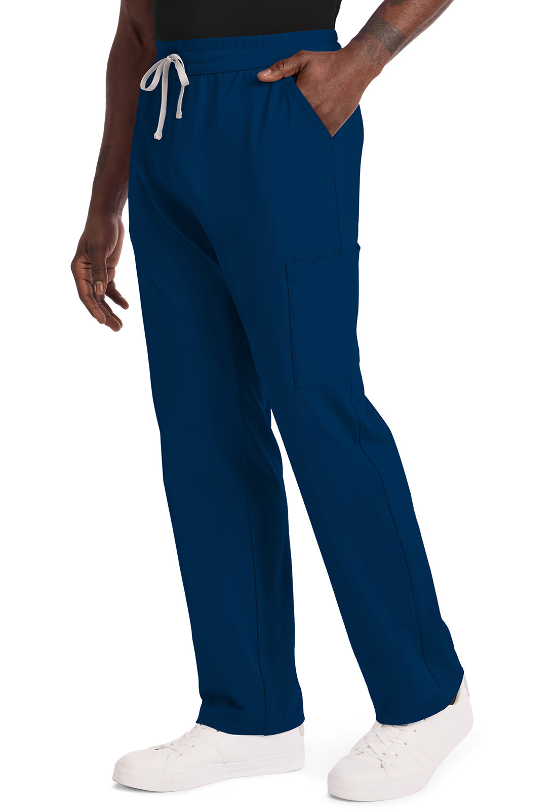 Achieve CK036 Men's 5-Pocket Straight Leg Scrub Pants image 3