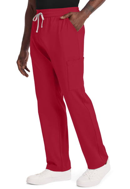 Achieve CK036 Men's 5 Pocket Straight Leg Pant Red Image 3