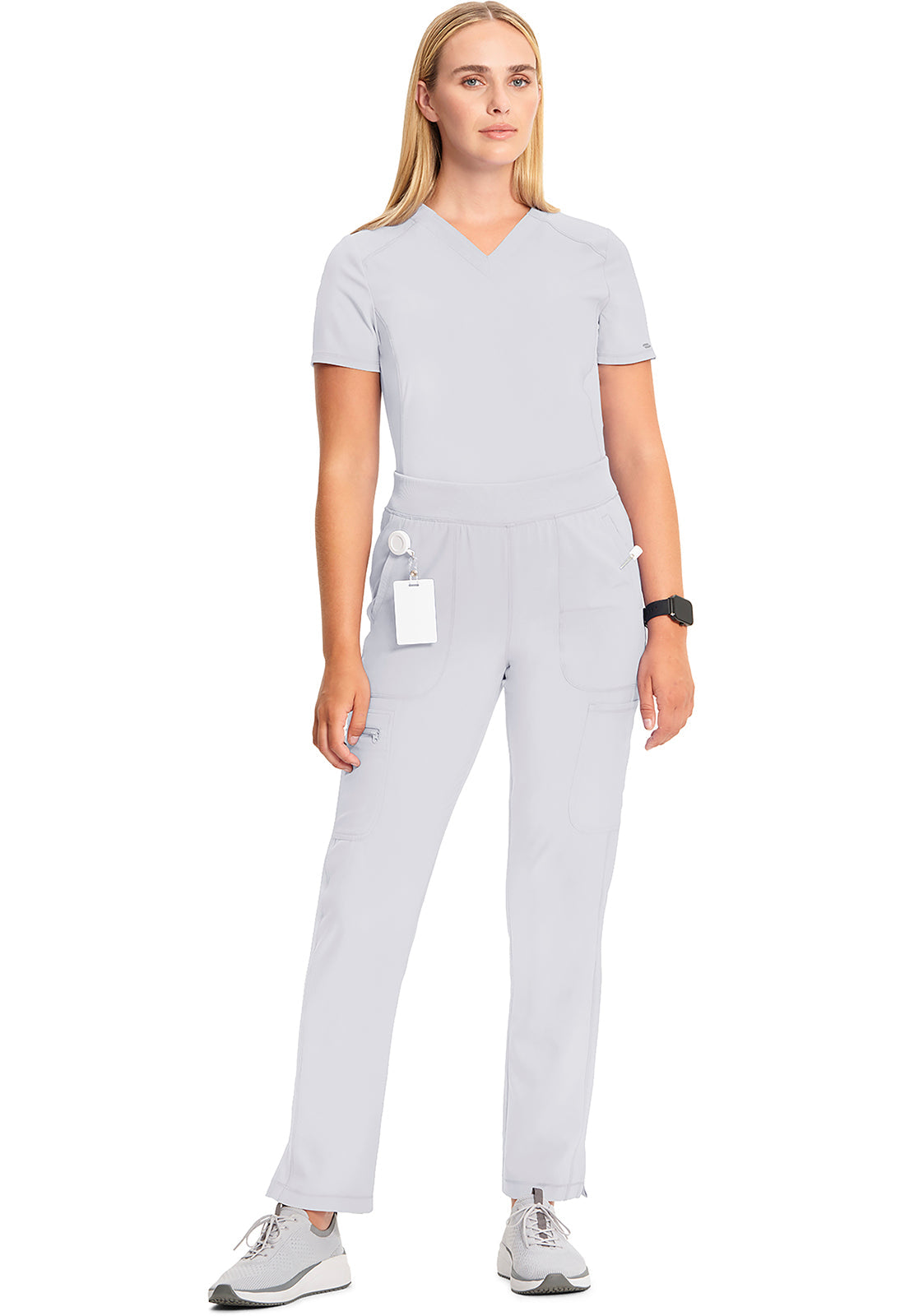 Infinity CK065A Women's Mid Rise Tapered Leg Pull-on Scrub Pants image 5