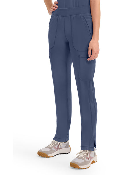 Infinity CK065A Women's Mid Rise Tapered Leg Pull-on Scrub Pants Navy