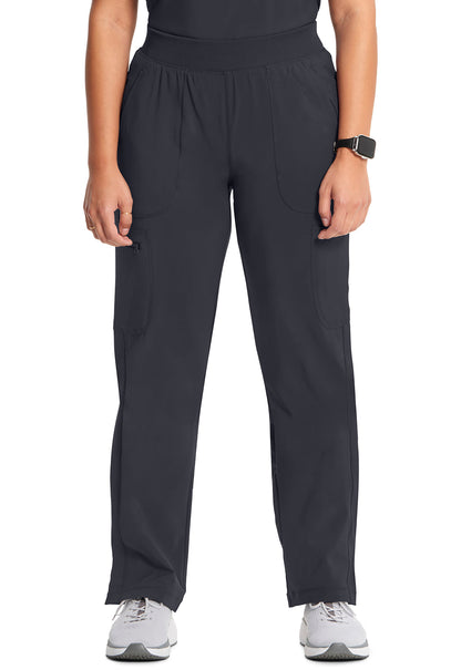 Infinity CK065A Women's Mid Rise Tapered Leg Pull-on Scrub Pants Pewter