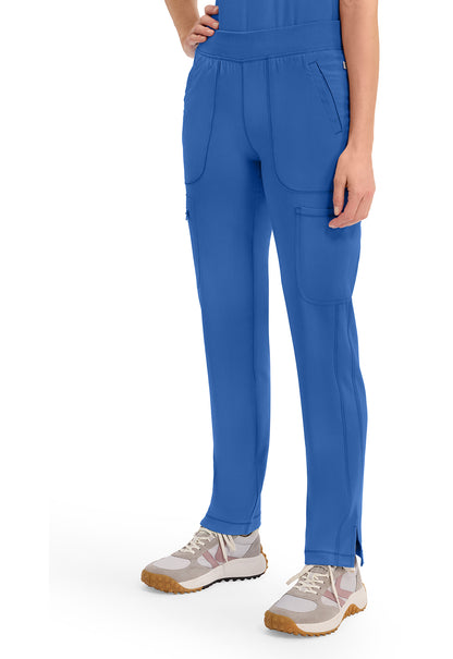 Infinity CK065A Women's Mid Rise Tapered Leg Pull-on Scrub Pants Royal