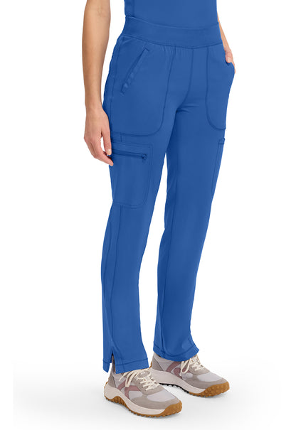 Infinity CK065A Women's Mid Rise Tapered Leg Pull-on Scrub Pants Royal