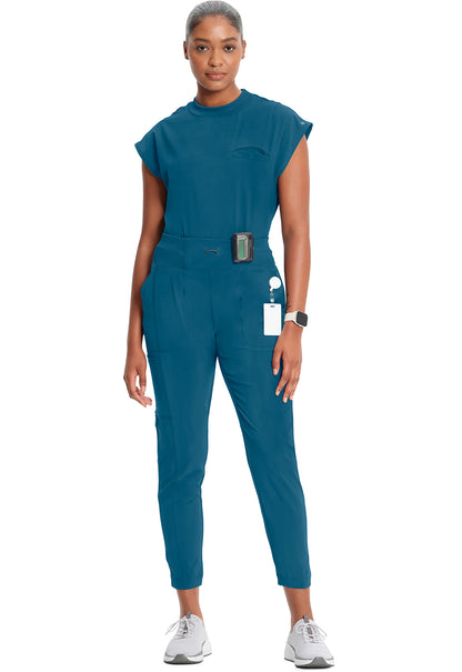 Classics CK067A High Rise Skinny Leg Pants Caribbean Blue