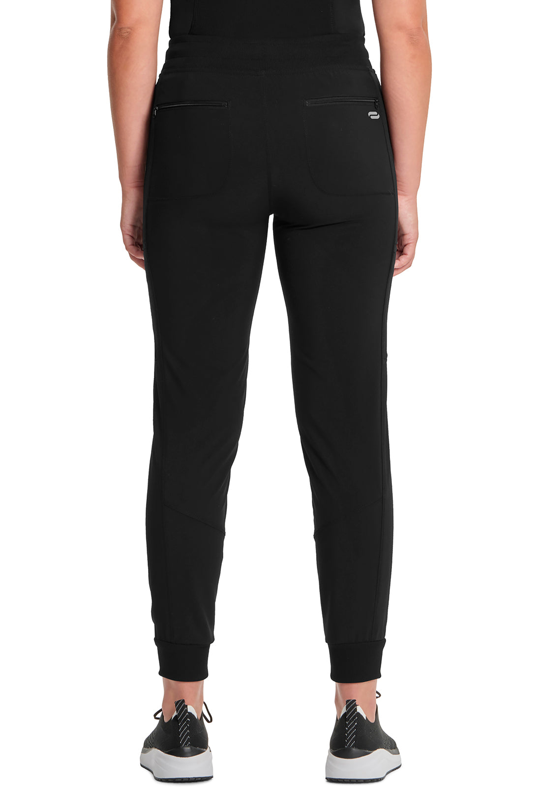 Classics CK080A Mid Rise Jogger Black Model Image Back | Infinity