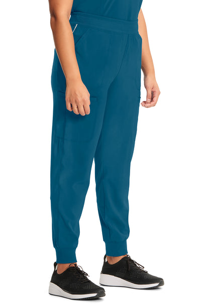 Classics CK080A Mid Rise Jogger Caribbean Blue Model Image Left Side | Infinity