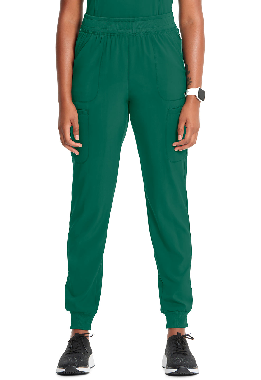 Classics CK080A Mid Rise Jogger Hunter Green Model Image Front | Infinity