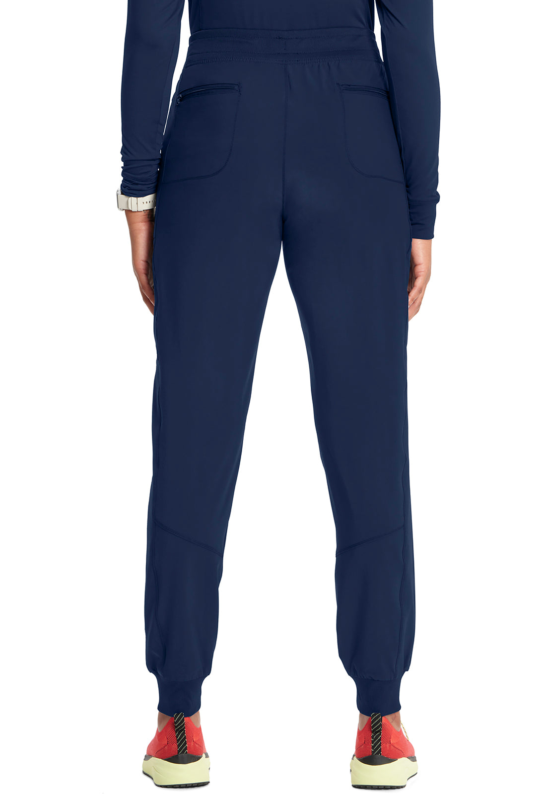 Classics CK080A Mid Rise Jogger Navy Model Image Back | Infinity