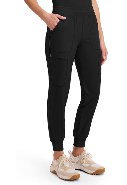 Infinity CK080A Women's Mid Rise Scrub Joggers Black