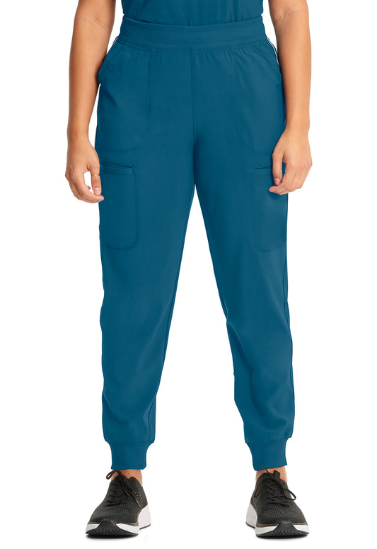 Infinity CK080A Women's Mid Rise Scrub Joggers Caribbean Blue