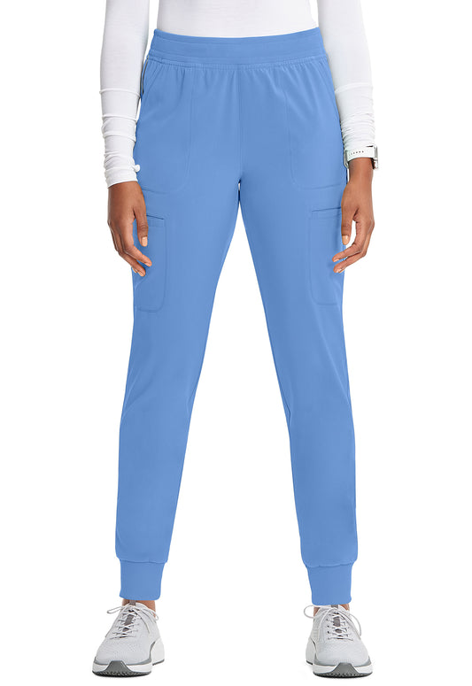 Infinity CK080A Women's Mid Rise Scrub Joggers Ciel