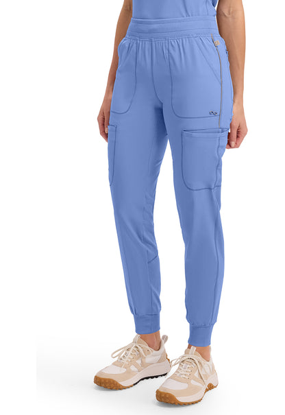 Infinity CK080A Women's Mid Rise Scrub Joggers Ciel