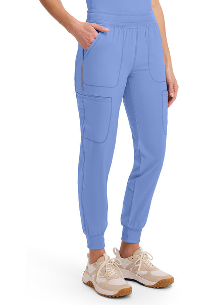 Infinity CK080A Women's Mid Rise Scrub Joggers Ciel