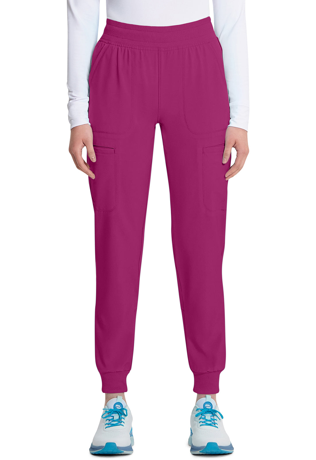 Classics CK080A Mid Rise Jogger Future Fuchsia Model Image Front | Infinity