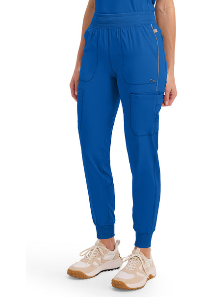 Infinity CK080A Women's Mid Rise Scrub Joggers Royal