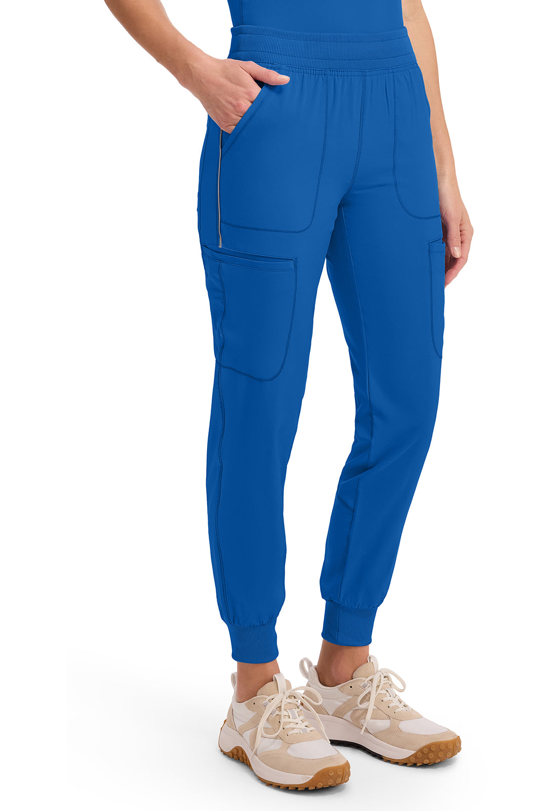 Infinity CK080A Women's Mid Rise Scrub Joggers Royal