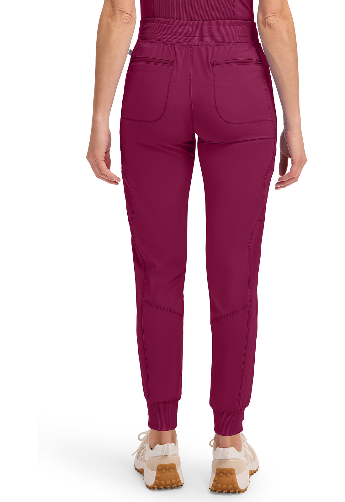 Infinity CK080A Women's Mid Rise Scrub Joggers Wine